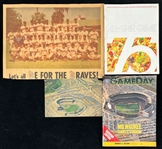 1953-94 Milwaukee County Stadium Memorabilia Collection - Lot of 4 w/ Program from Last Packers Game at County Stadium, 1975 All Star Game Program & More