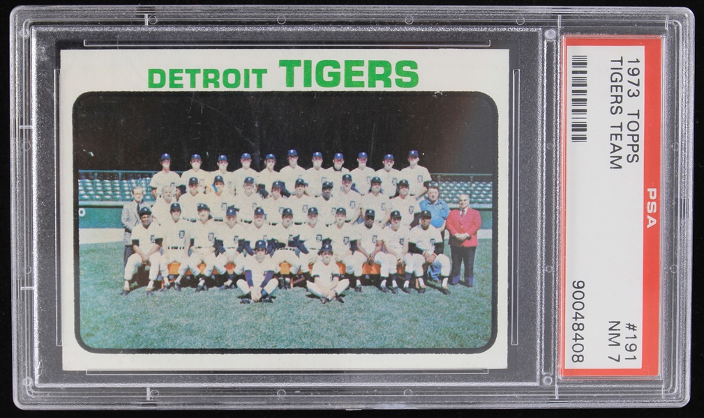 1973 Detroit Tigers Topps Trading Card #191 (NM-7)