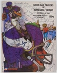 1967 Green Bay Packers Multi Signed Game Program w/ 25+ Signatures Including Vince Lombardi, Bart Starr, Ray Nitschke & More (JSA)