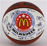 2008 McDonalds All America Game Multi Signed Basketball w/ 24 Signatures Including Jrue Holiday, Kemba Walker, DeMar DeRozan, Tyreke Evans & More (JSA)