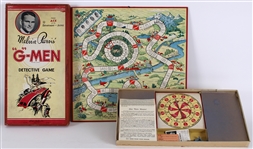 1937 Melvin Purvis G-Men Detective Board Game by Parker Brothers 