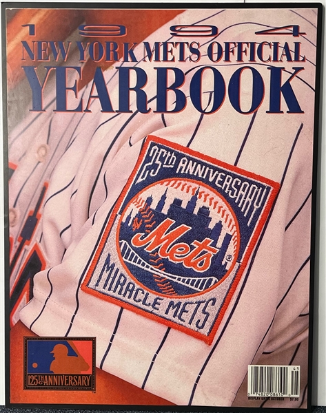 2008 New York Mets Shea Stadium Final Season 37" x 48" 1994 Yearbook Stadium Sign (MEARS LOA/MeiGray/MLB Hologram)