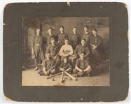 1900s Central City Baseball Team 16" x 20" Mounted Studio Photo