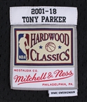 2018 Tony Parker San Antonio Spurs Signed Mitchell & Ness Hardwood Classics Jersey *JSA*