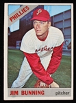 1966 Jim Bunning Philadelphia Phillies Topps Trading Card #435