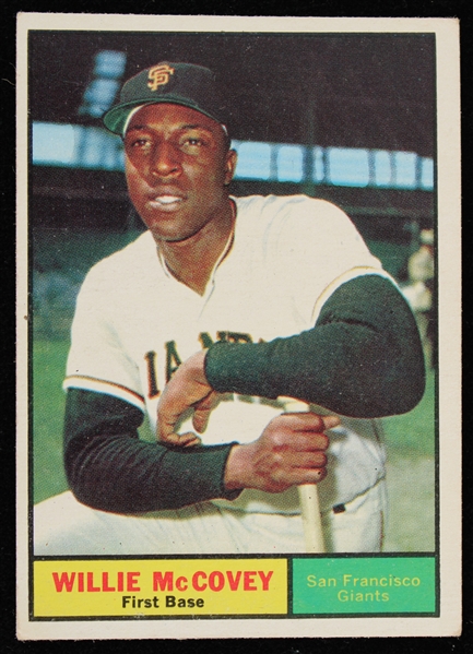 1961 Willie McCovey San Francisco Giants Topps Trading Card #517