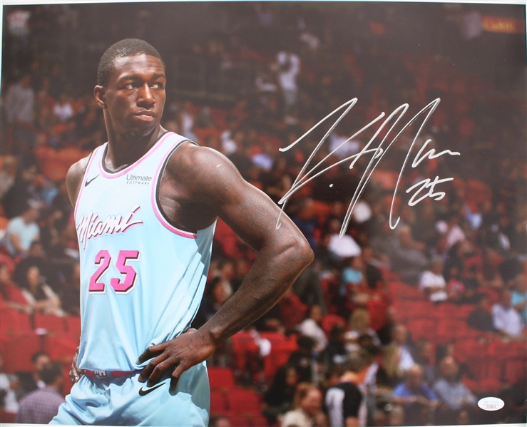 2019-21 Kendrick Nunn Miami Heat Signed 16" x 20" Photo *JSA*