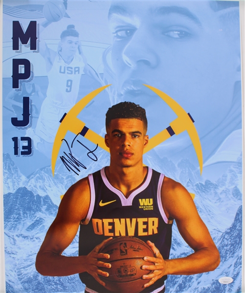2019-24 Michael Porter Jr. Denver Nuggets Signed 16" x 20" Photo Collage *JSA*