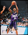 1996-2003 Ray Allen Milwaukee Bucks Autographed 8"x10" Color Photo (JSA)
