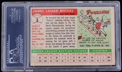 1955 Dusty Rhodes New York Giants Topps Trading Card #1 (VG-EX 4) (PSA Slabbed)