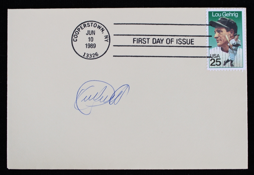1984-95 Kirby Puckett (d.2006) Minnesota Twins Signed Envelope (JSA)