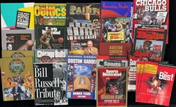 1980s-2000s Basketball Publication Collection - Lot of 95 w/ Hall of Fame, Chicago Bulls & More