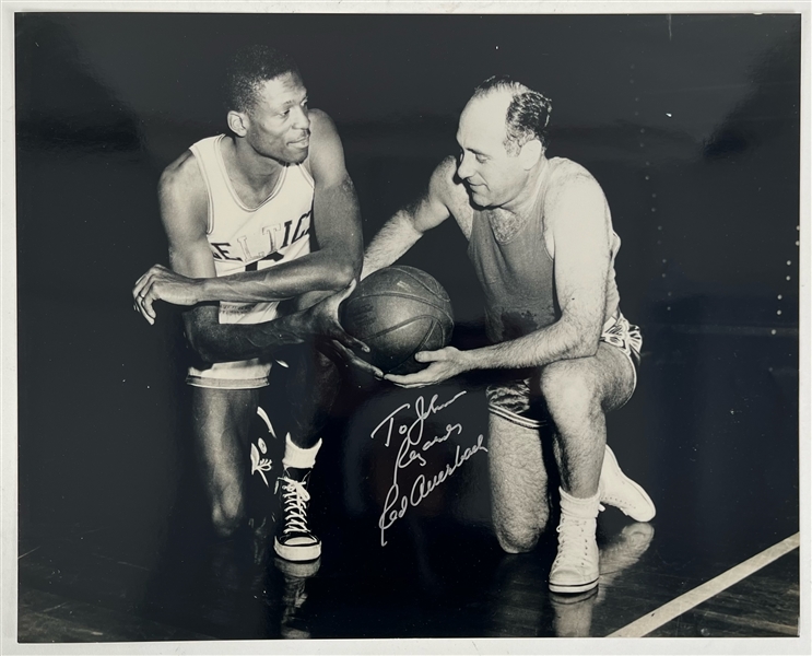 2000s Red Auerbach Boston Celtics Signed 16" x 20" Photo (JSA)