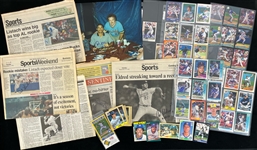 1960's-2000's Milwaukee Brewers Green Bay Packers Memorabilia Collection - Lot of 225+ w/ Robin Yount 3,000 Hit Certificates, Signed Trading Cards, Signed Photos & More