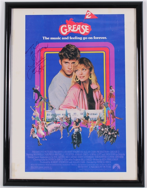 1982 Lorna Luft Grease 2 Signed 19" x 25" Framed Movie Poster (JSA) 