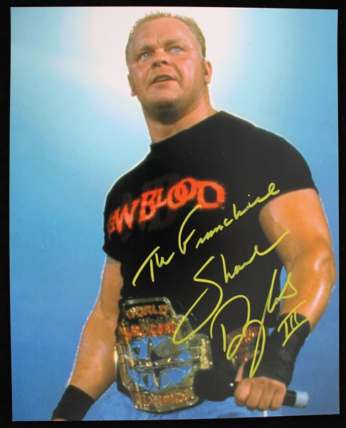 2000s Shane Douglas The Franchise ECW Champion Wrestler Signed 8" x 10" Photo (JSA)