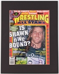 1997 Shawn Michaels WWF Champion Wrestler Signed 11" x 14" Matted Wrestling Magazine (JSA)