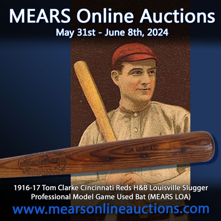 Lot Detail - 1916-17 Tom Clarke Cincinnati Reds H&B Louisville Slugger ...