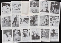 1960s Charles Grimm Albert Spalding Cap Anson and More Chicago Cubs 5"x7" B&W Photos (Lot of 19)