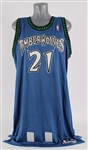 2004-05 Kevin Garnett Minnesota Timberwolves Game Worn Road Jersey (MEARS A5)