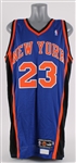 1999-2001 Marcus Camby New York Knicks Game Worn Road Jersey (MEARS A5)