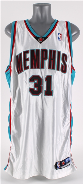 2002-03 Shane Battier Memphis Grizzlies Game Worn Home Jersey (MEARS A5)