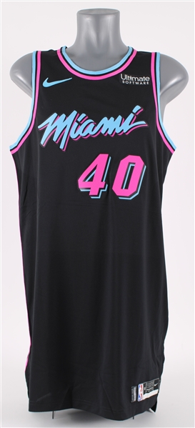 2018-19 Udonis Haslem Miami Heat City Edition Jersey (MEARS LOA)