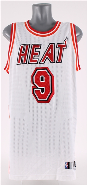 2015-16 Luol Deng Miami Heat Game Worn Hardwood Classics Throwback Jersey (MEARS LOA)