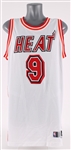 2015-16 Luol Deng Miami Heat Game Worn Hardwood Classics Throwback Jersey (MEARS LOA)