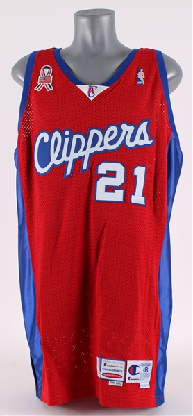 2001-02 Darius Miles Los Angeles Clippers Signed Game Worn Road Jersey (MEARS LOA/JSA & PSA/DNA)