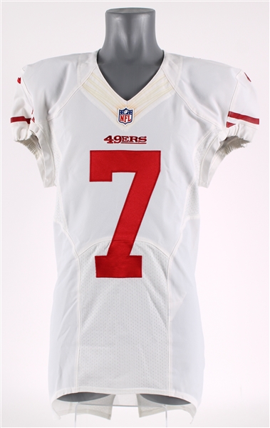 2013 Colin Kaepernick San Francisco 49ers Road Jersey (MEARS LOA)