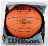 1975 Bob McAdoo Buffalo Braves Player Endorsed Store Model Wilson Indestructo Basketball w/ Original Box