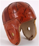 1990s Otto Graham Lou Groza Dante Lavelli Multi Signed Modern Repro Leather Football Helmet (JSA)