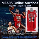 1988-89 Michael Jordan Chicago Bulls Road Jersey (MEARS A5)