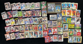 1980s-90s Baseball Football Basketball The Simpsons Trading Card Collection - Lot of 3,000
