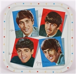 1964 The Beatles 13" x 13" Made in Great Britain MTM Serving Tray 