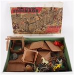 1950s Fort Apache Stockade Play Set by Louis Marx & Company