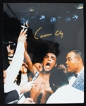 1960-64 Cassius Clay Autographed 8"x10" Colored Photo (JSA)