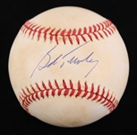 1984-94 Bob Turley (d.2013) New York Yankees Autographed Brown ROALB (JSA)