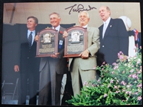 1997 Tommy LaSorda (d.2021) Los Angeles Dodgers Signed Hall of Fame 8x10  Photo (JSA)
