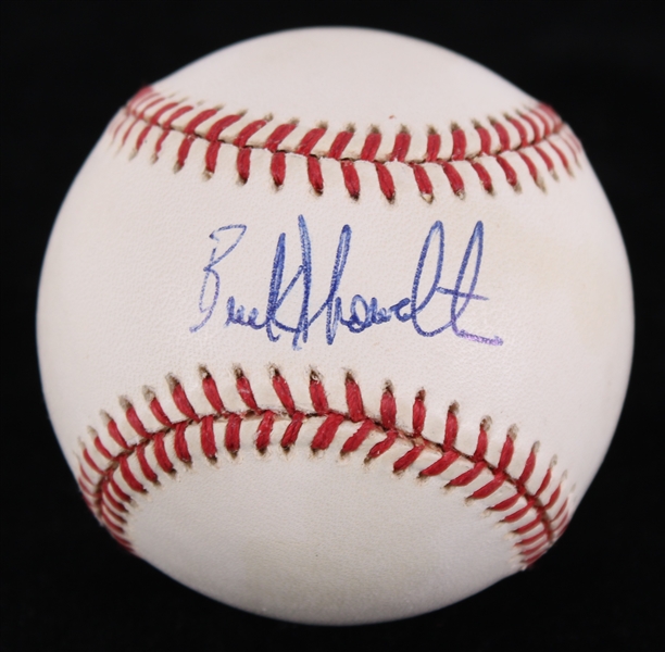 1995 Buck Showalter New York Yankees Signed OAL Budig Baseball (JSA)