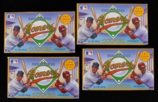 1989 Homers 1st Edition Baseball Cookies - Lot of 4 Unopened Boxes