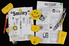 1971 Seal-O-Plast The Smiley Series Product & Advertisement Array - Lot of 11 