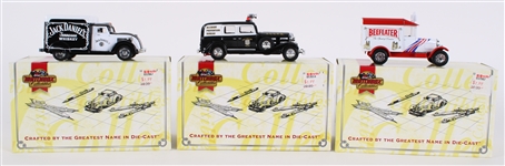 1999 Matchbox Collectibles MIB Model Cars - Lot of 3 w/ Jack Daniels, Beefeater & Salt Lake City Police