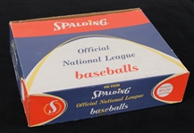 1958-69 Spalding Official National League Warren Giles Baseball Empty Case Box