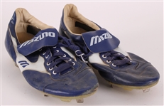 1983-87 Bob Welch Los Angeles Dodgers Mizuno Game Worn Cleats (MEARS LOA)