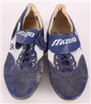 1983-87 Bob Welch Los Angeles Dodgers Mizuno Game Worn Cleats (MEARS LOA)