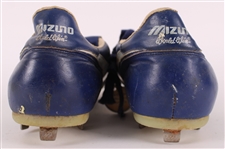 1983-87 Bob Welch Los Angeles Dodgers Mizuno Game Worn Cleats (MEARS LOA)