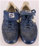 1984 Pedro Guerrero Los Angeles Dodgers Nike Game Worn Cleats (MEARS LOA)
