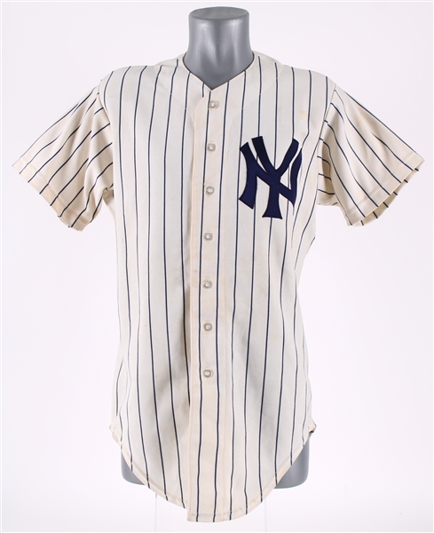 1974-78 New York Yankees #15 Organizational Home Jersey (MEARS LOA)